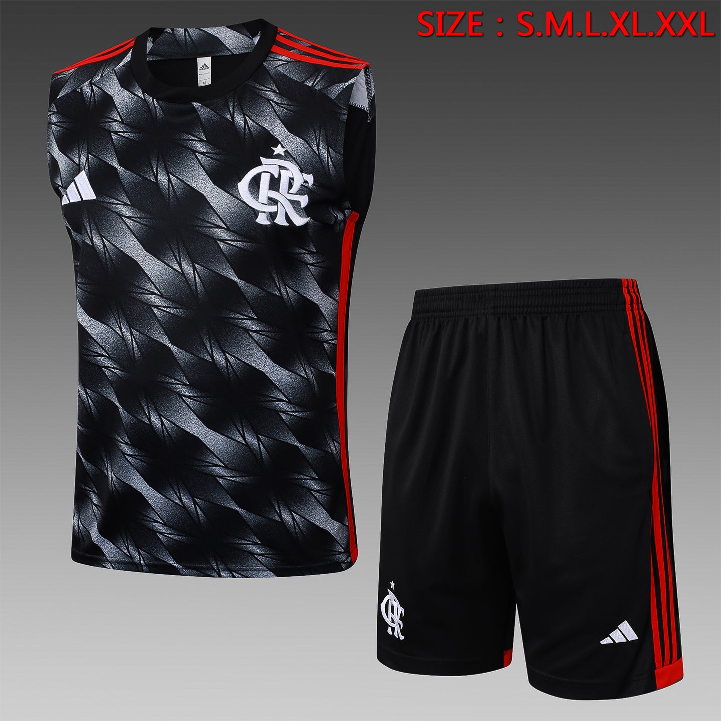Short-Sleeved Flamenco Black Inkjet