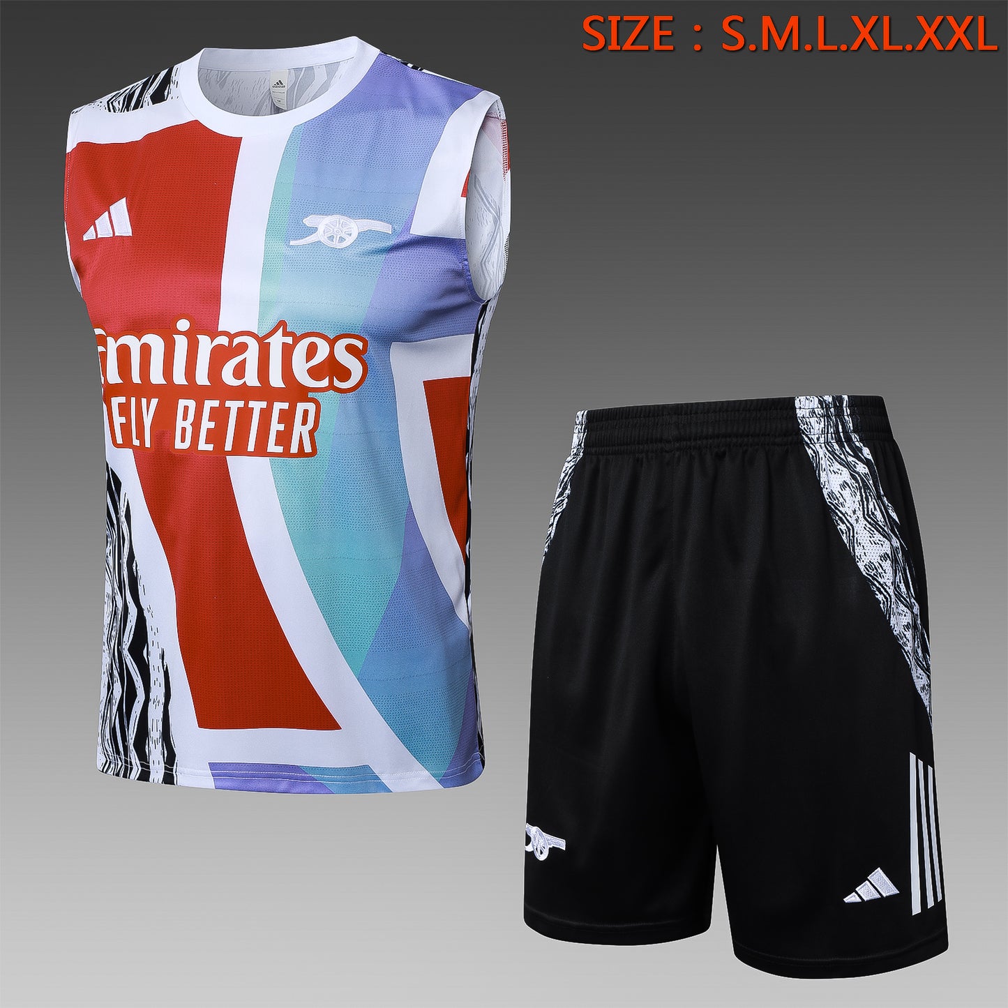 Vest Arsenal Red Blue Black Inkjet