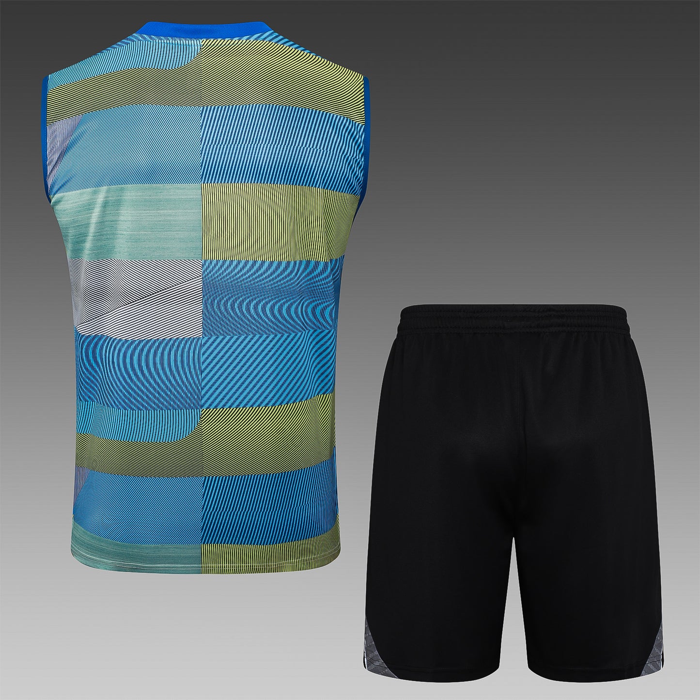 Real Madrid Blue And Green Stripes