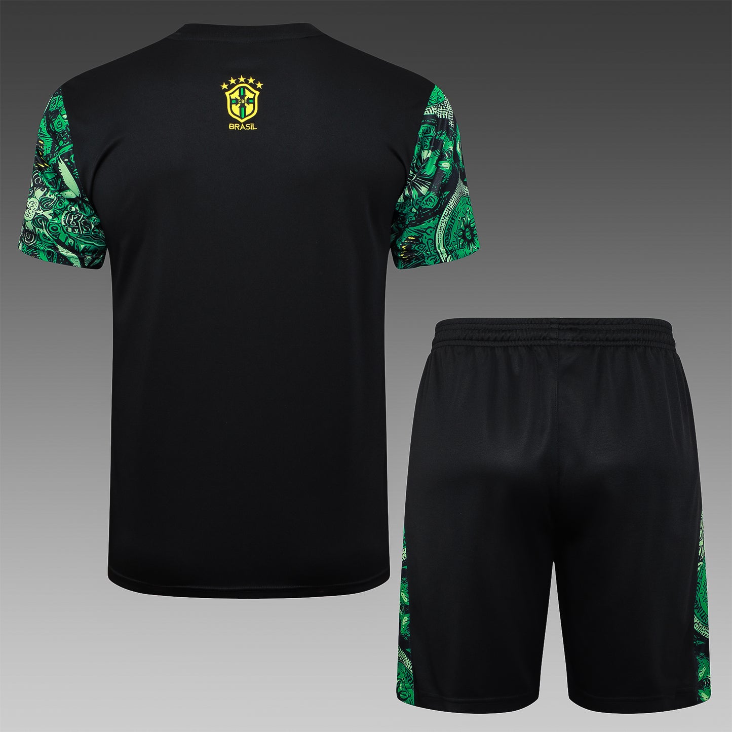Short Sleeve Brazil Green Inkjet