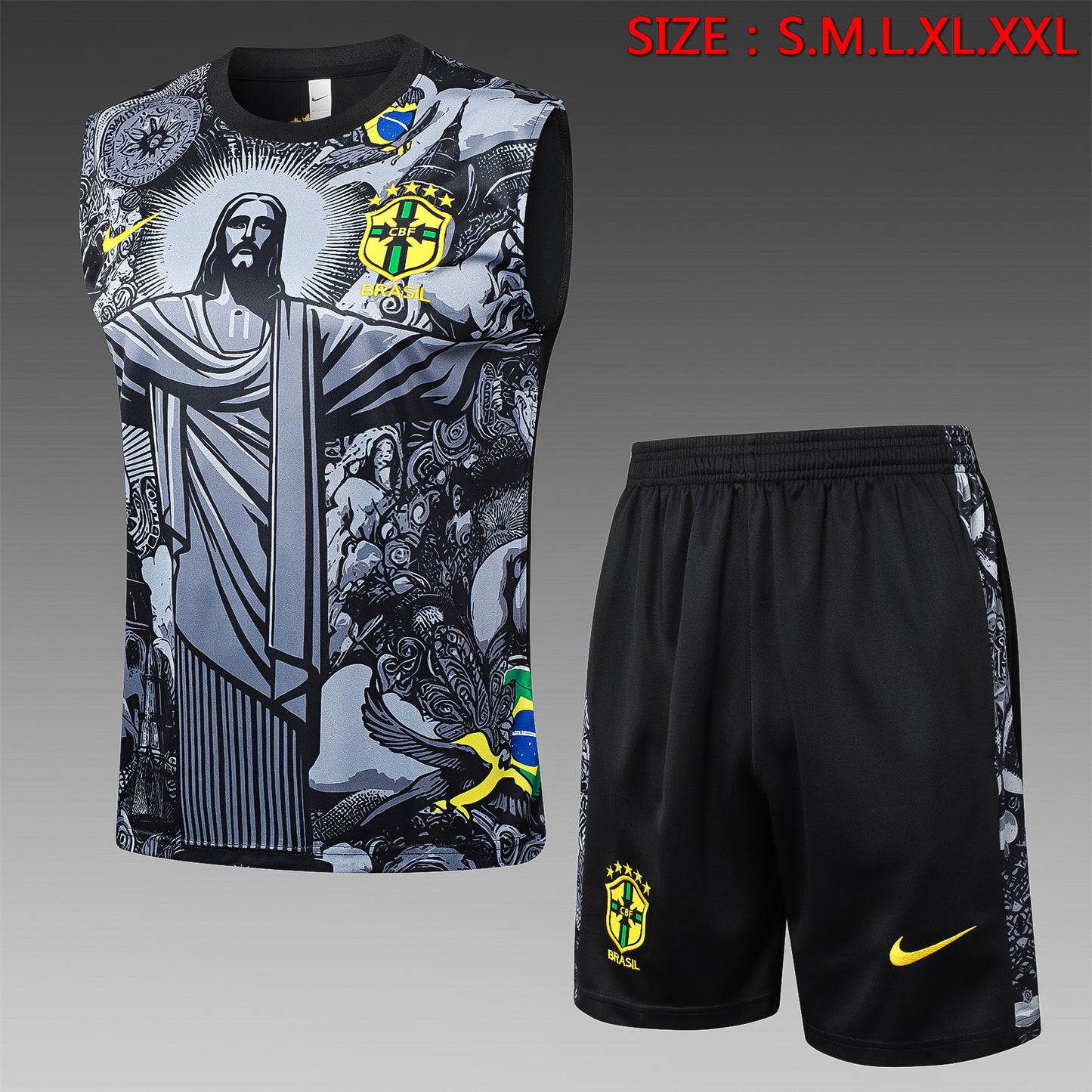 Vest Brazil Black Inkjet
