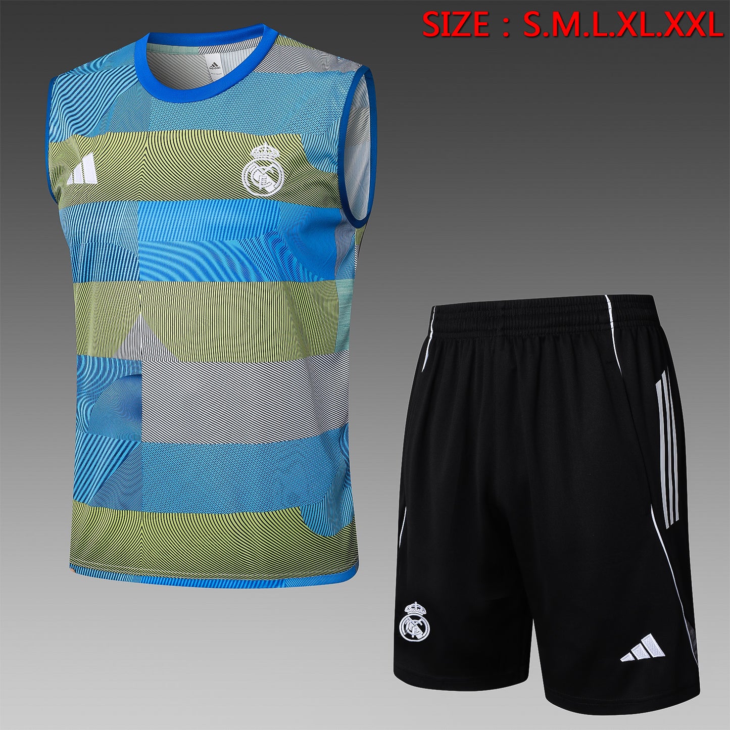 Real Madrid Blue And Green Stripes