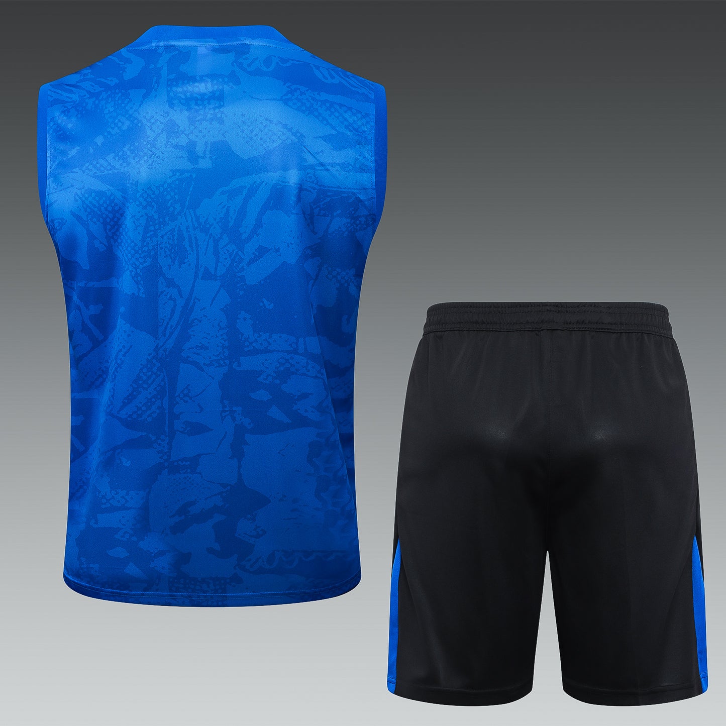 Vest Barcelona Blue Color Inkjet