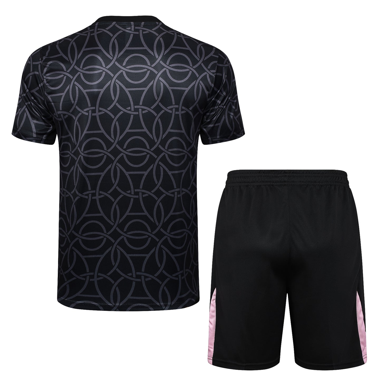 Short-Sleeved Paris Black Inkjet
