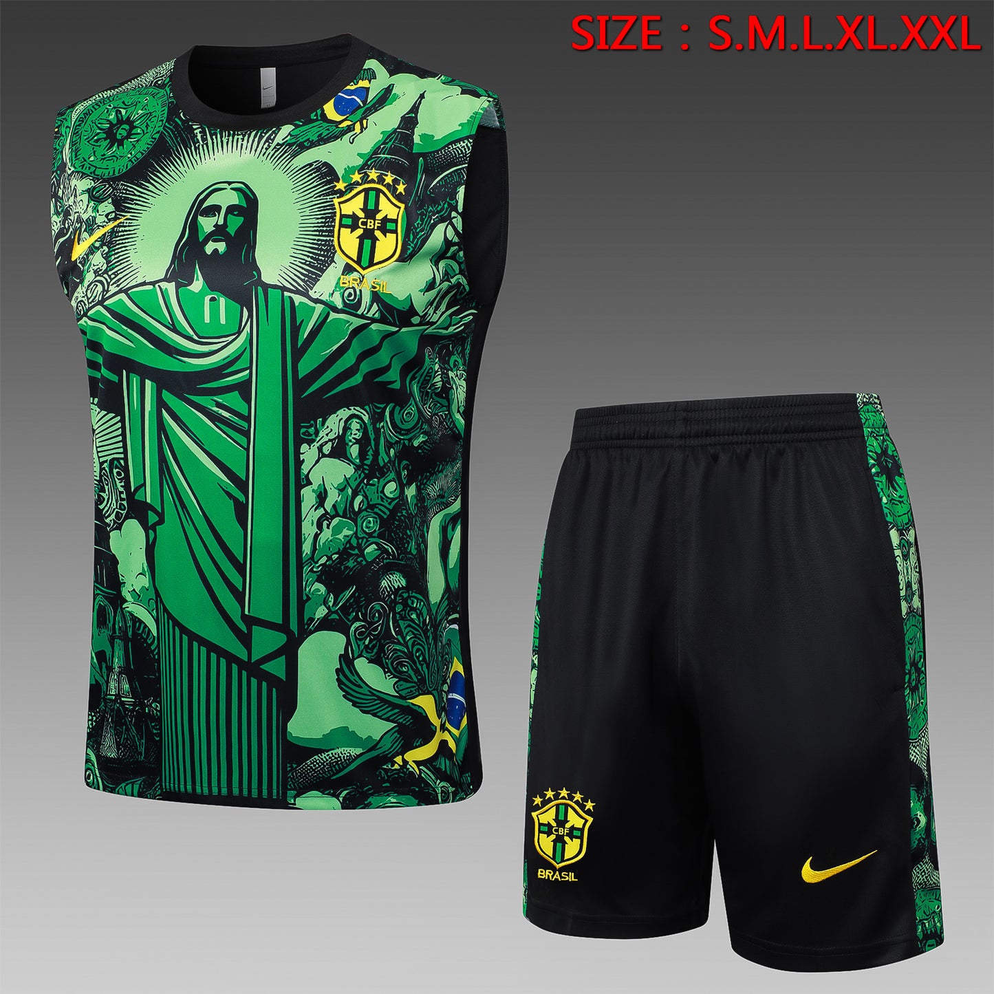 Vest Brazil Green Inkjet