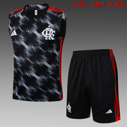 Short-Sleeved Flamenco Black Inkjet