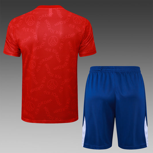 Short-Sleeved Jordan Paris Red Inkjet