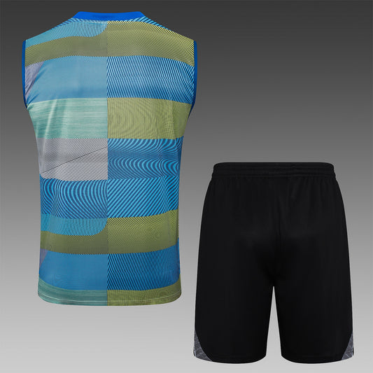 Real Madrid Blue And Green Stripes
