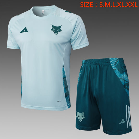 Short-Sleeved Cruzeiro Light Blue