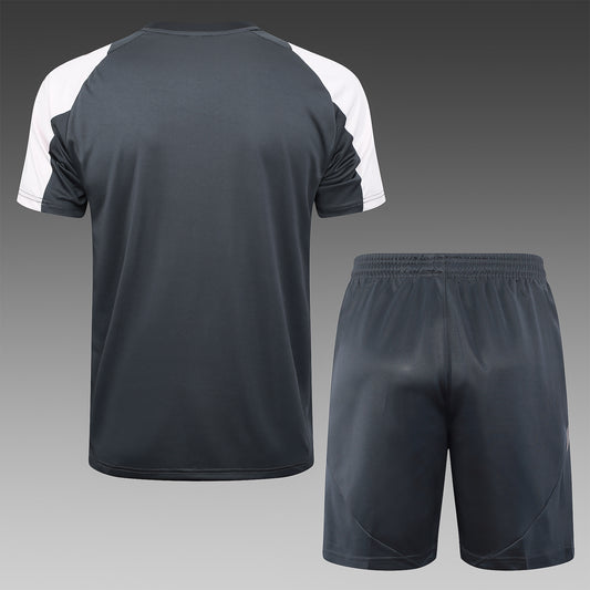 Short Sleeve Real Madrid Grey