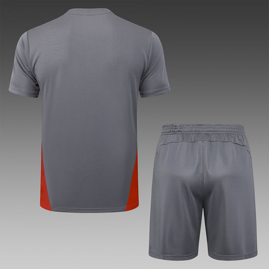 Short-Sleeved AC Milan Grey