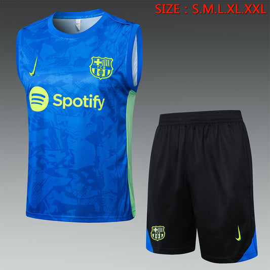 Vest Barcelona Blue Color Inkjet