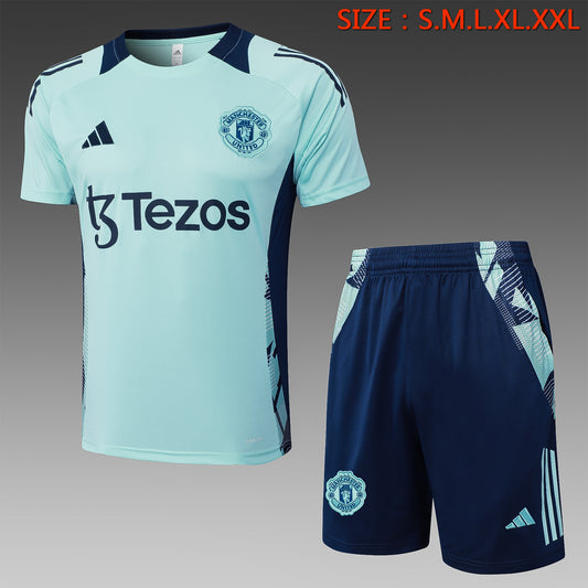 Short-Sleeve Manchester United Light Green