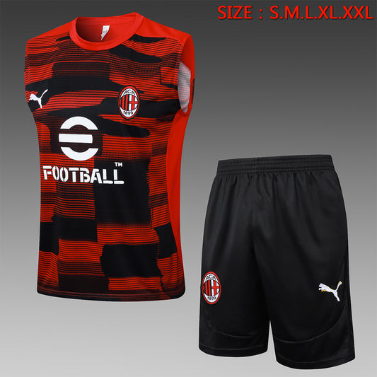 Vest AC Milan Red And Black Inkjet