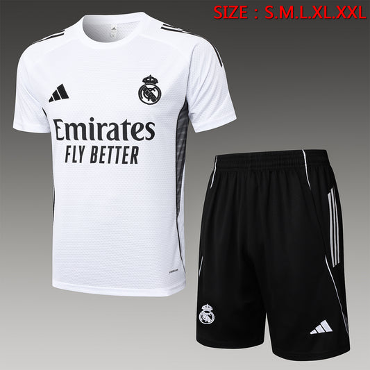 Short-Sleeved Real Madrid White