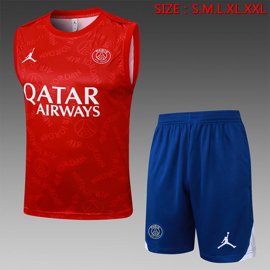 Vest Jordan Paris Red Inkjet