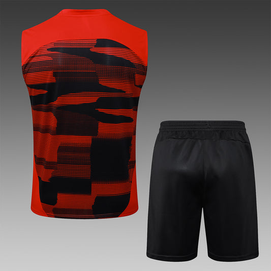Vest AC Milan Red And Black Inkjet