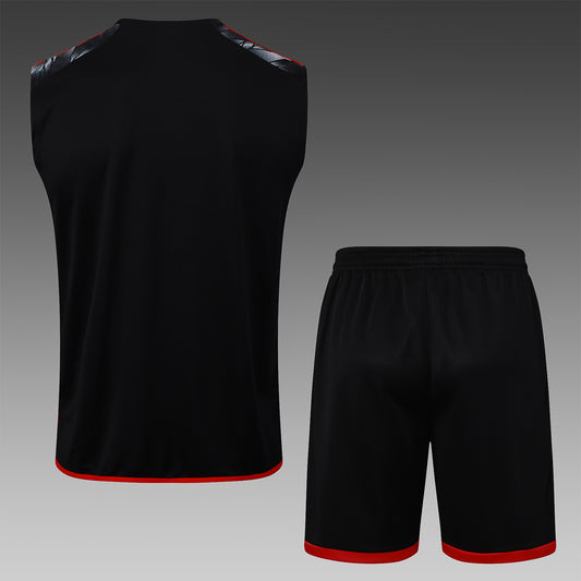 Short-Sleeved Flamenco Black Inkjet